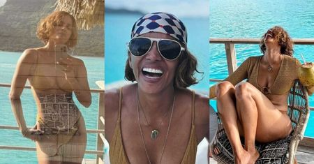 Halle Berry świętuje 59. urodziny na jachcie, odsłaniając OBŁĘDNE ciało w bikini. Kopara opada?