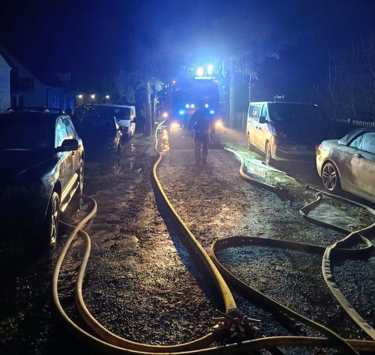 Tragiczny pożar w gminie Kamionka. W warsztacie samochodowym znaleziono ciało mężczyzny