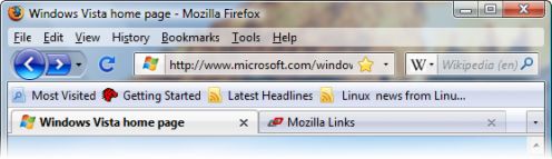 Lepiej wyglądający interfejs Firefoksa 3 w Windows Vista 2