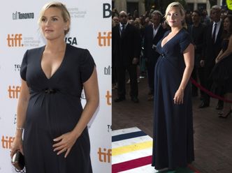 Ciężarna Kate Winslet pozuje na ściance