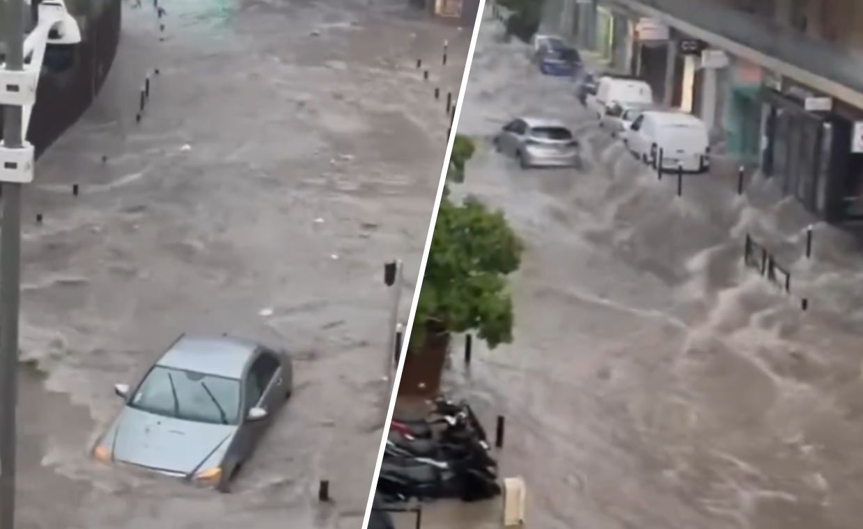 French Riviera deluge leaves Cannes streets submerged