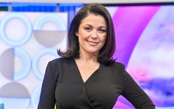 Katarzyna Cichopek w kombinezonie w kropki. Ten wzór to hit sezonu