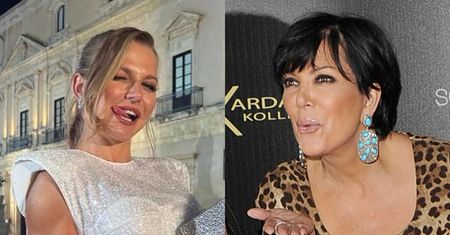 Anna Lewandowska CICHACZEM nagrywa Kris Jenner na afterze po pokazie Dolce&Gabbana (FOTO)