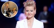 Małgorzata Kożuchowska pokazała swoje domowe biuro. Internauci rozbawieni strojem aktorki