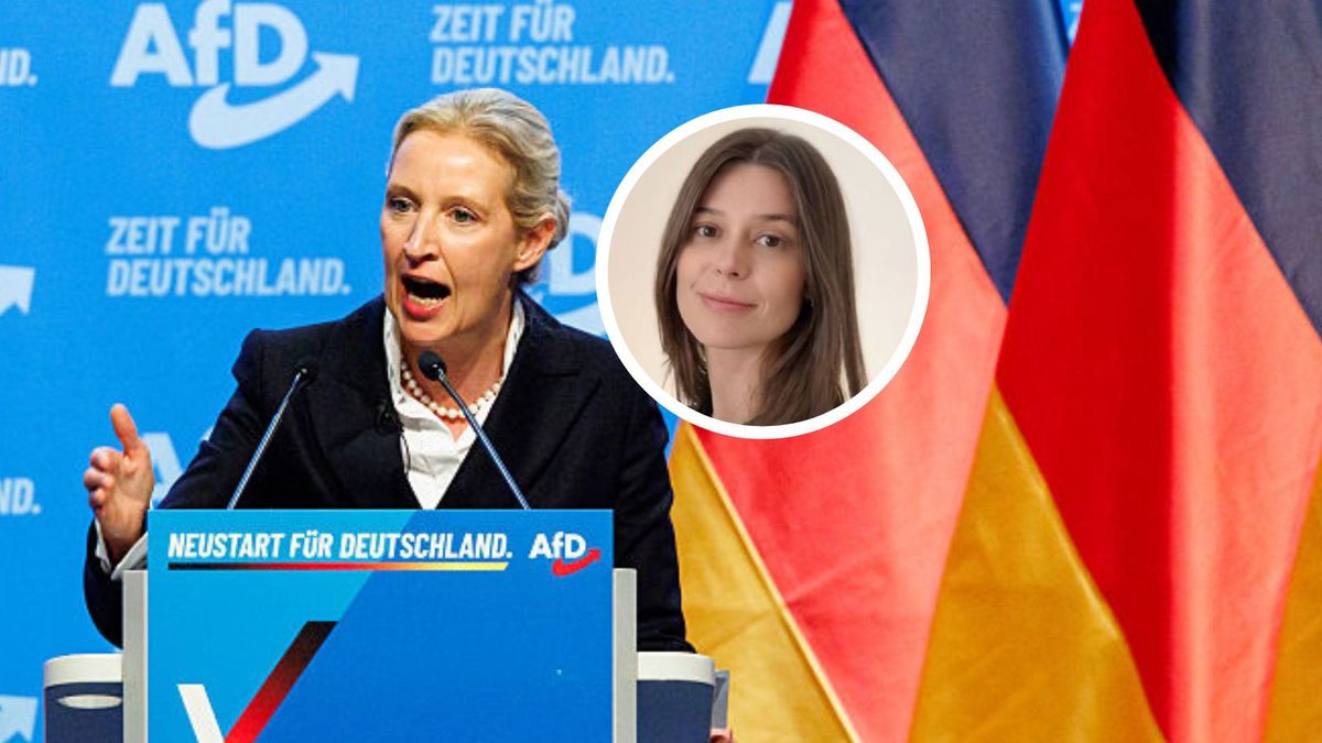 Na zdj.: Alice Weidel (po lewej), Patrycja Tepper (w kółeczku)