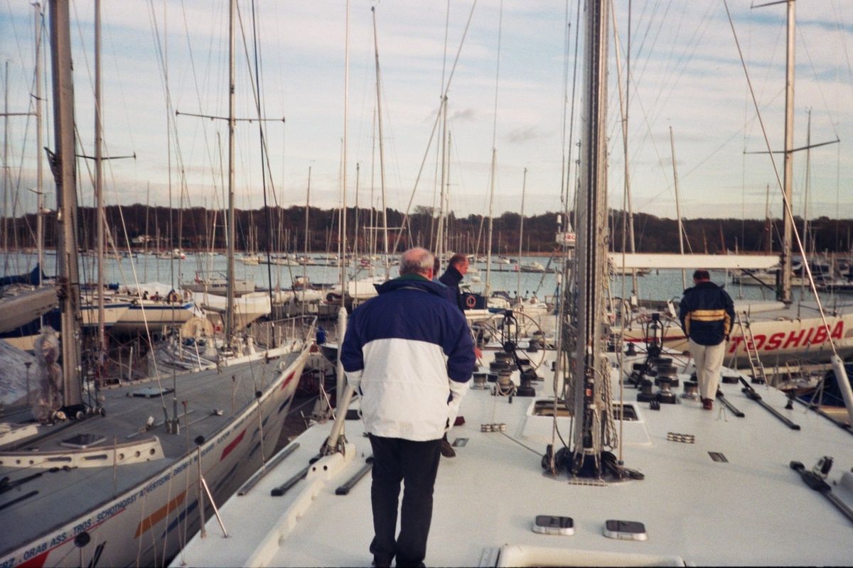 Wizja lokalna przed zakupem łodzi Maxi 80 nazwanej później Bols 