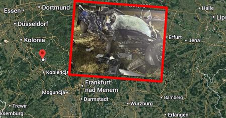 Auto z nastolatkami totalnie zmiażdżone. Tragiczny wypadek w Niemczech