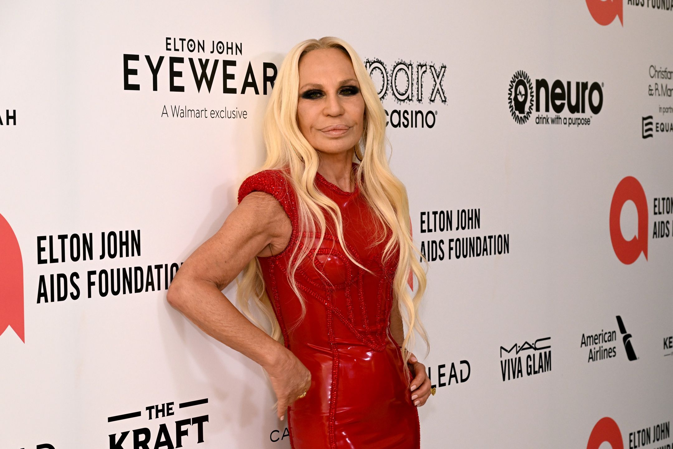 Gwiazdy na imprezie Elton John AIDS Foundation