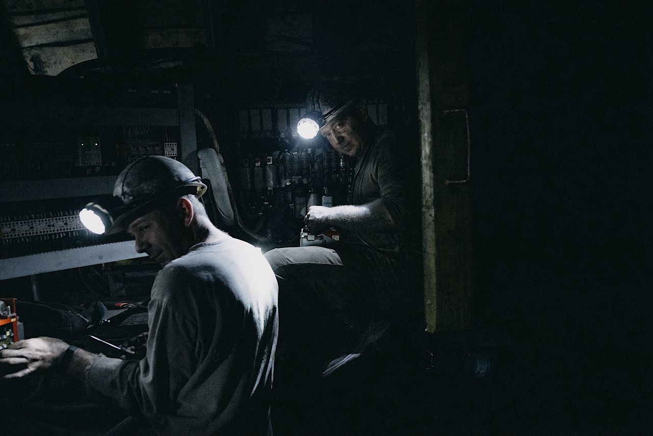 Many miners believed that women underground would bring bad luck.