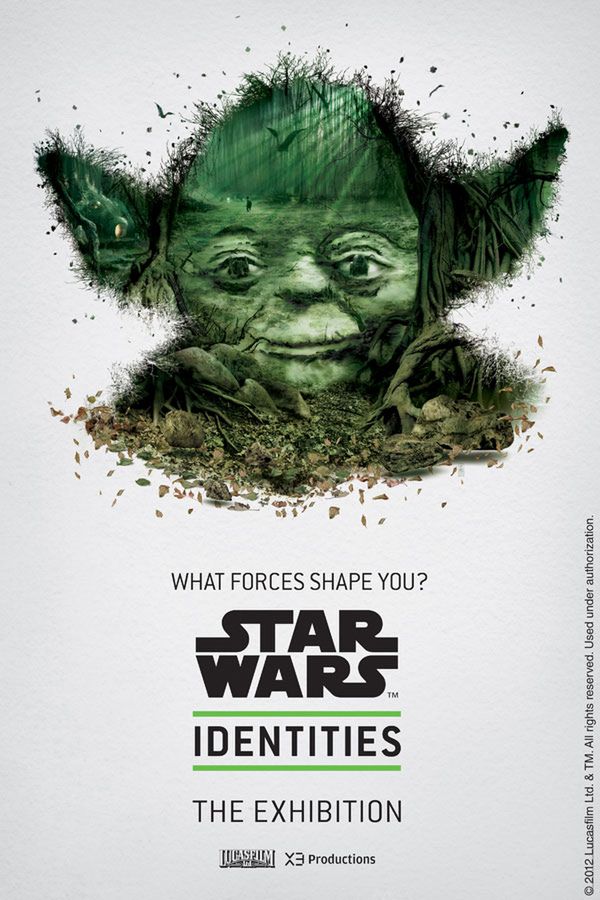 Plakat promujący wystawę Star Wars Identities