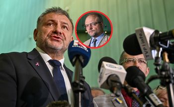 Przerwał konferencję Żurka. "Brutalne najście"