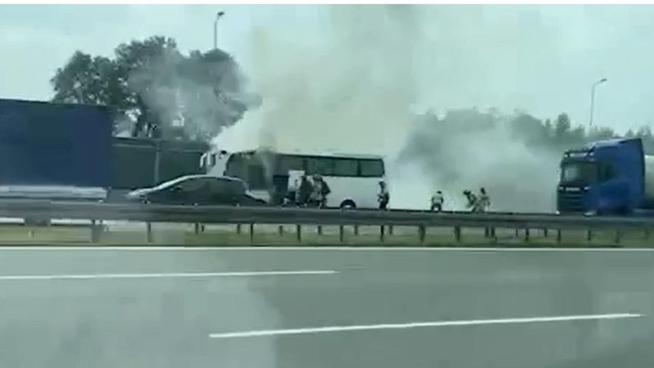 Małopolska. Doszło do pożaru autokaru