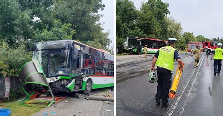 Autobus wjechał w ludzi na przystanku. Wciągnęło ich pod pojazd