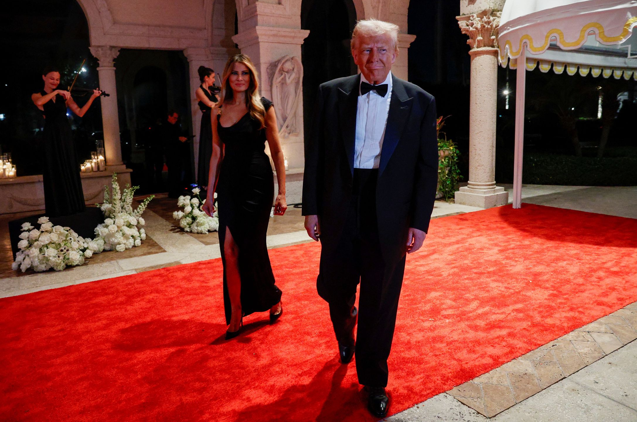 U.S. President-elect Donald Trump attends a New Year's Eve event at Mar-a-Lago in Palm Beach
U.S. President-elect Donald Trump, accompanied by his wife Melania, attends a New Year's Eve event at Mar-a-Lago in Palm Beach, Florida, U.S., December 31, 2024.,Image: 951173583, License: Rights-managed, Restrictions: , Model Release: no, Credit line: Marco Bello / Reuters / Forum
Marco Bello / Reuters / Forum
politics