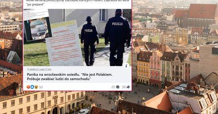 Rozwieszają kartki i ostrzegają ludzi. "Kierowca wygląda na Roma"
