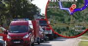 Trwa akcja gaśnicza. Służby zamknęły dk 50