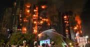 Potężny pożar w Hongkongu. Wzrosła liczba ofiar