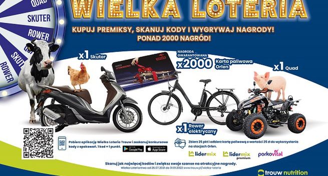 Wystartowała "Wielka Loteria Trouw" Nutrition Polska