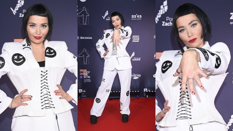 Fryderyki 2022. Gwiazdy pozują na czerwonym dywanie