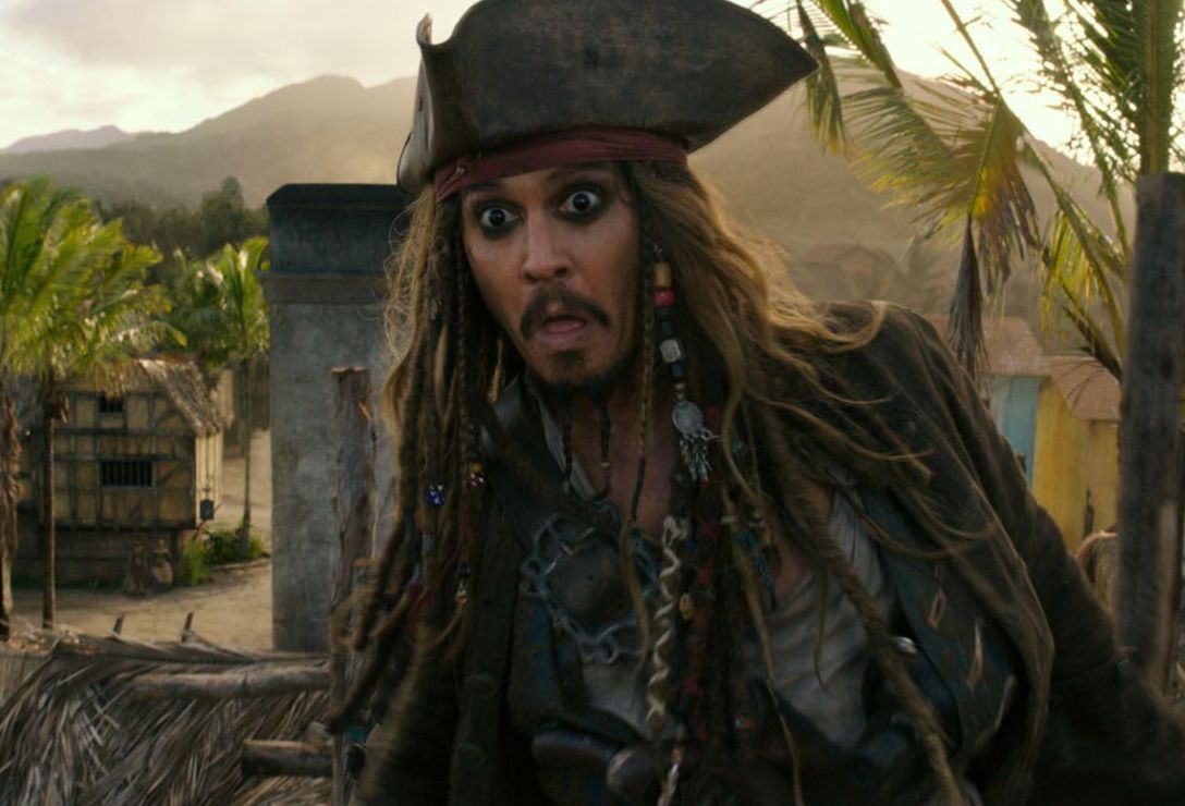 Johnny Depp w filmie "Piraci z Karaibów Zemsta Salazara"