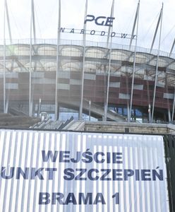 Warszawa. Do szczepień na Stadionie Narodowym nie ma już kolejek. Zmiana organizacji