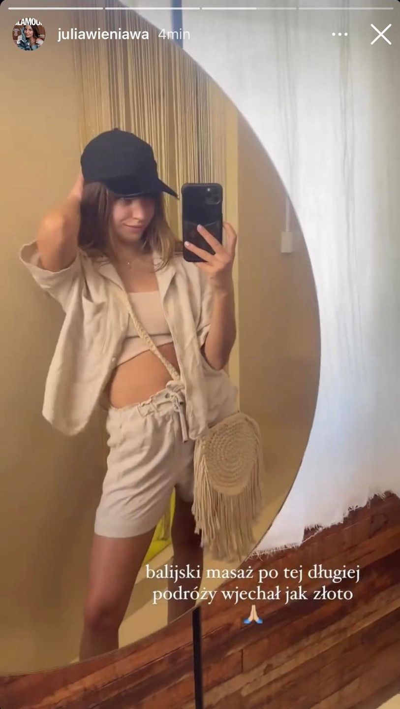 Julia Wieniawa wypoczywa na Bali. Już rozpoczęła relację z wyjazdu 