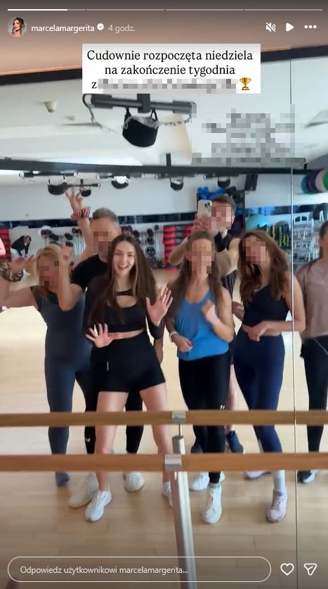 Marcela Leszczak z partnerem