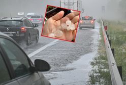 Zrobiło się groźnie. Potężne burze i ulewy, 6-centymetrowy grad
