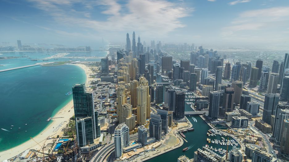 Dubaj z lotu ptaka