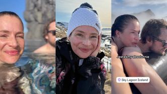 Anna Dereszowska z ukochanym pozdrawiają z Islandii: romantyczny pobyt w gorących źródłach i wspólne zwiedzanie (ZDJĘCIA)