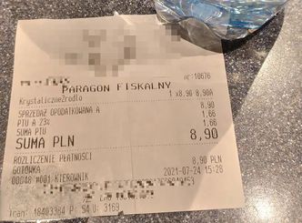 "Paragon grozy" Astronomiczna kwota za wodę w kinie