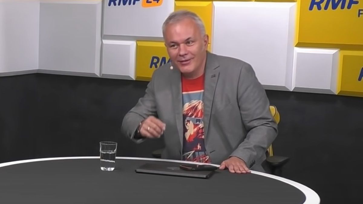 Robert Mazurek w studiu RMF FM