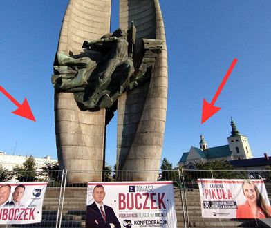 Bernardyni zerwą plakaty Konfederacji. Samowola wyborcza w Rzeszowie