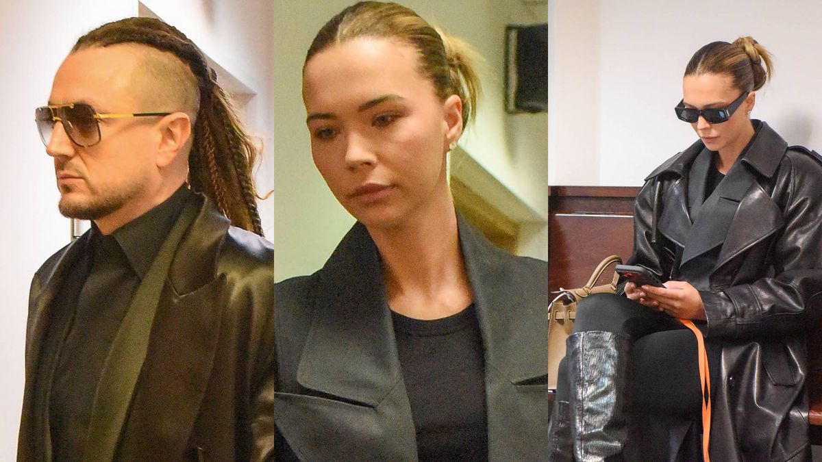 Sandra Kubicka i Aleksander Baron są na rozprawie sądowej