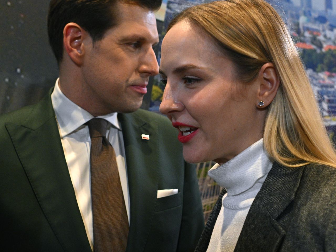 Tobiasz Bocheński z żoną