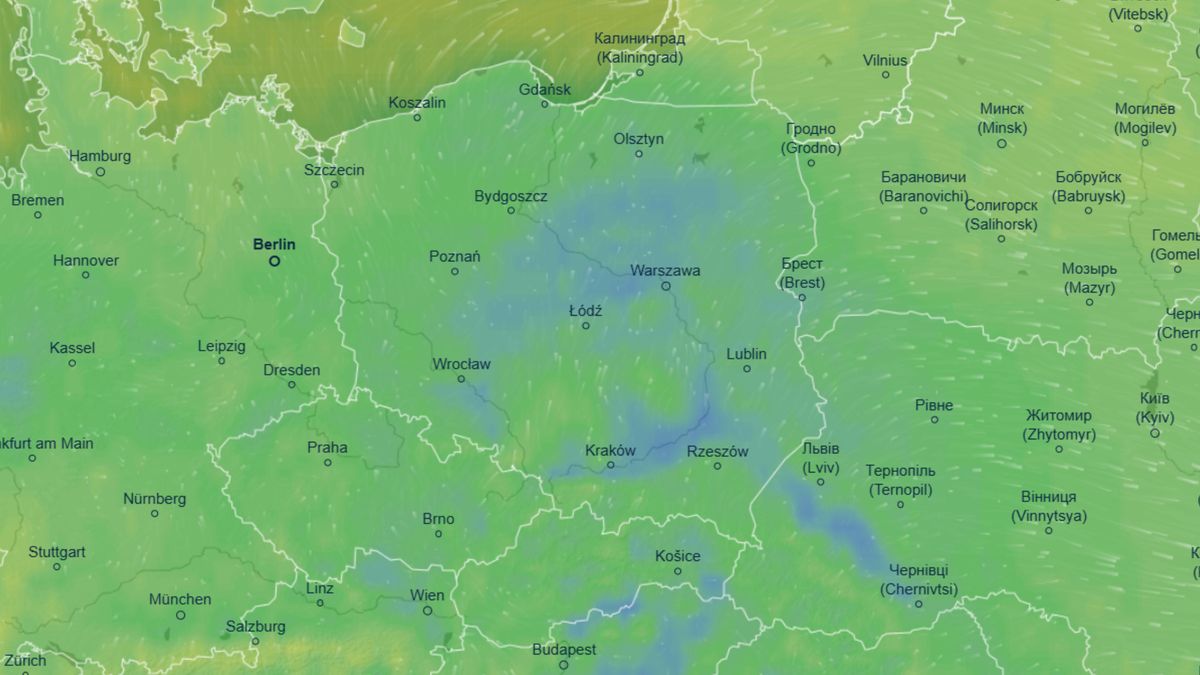 Wyż Zayyan kształtuje pogodę w Polsce