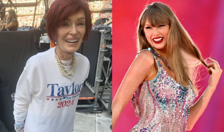 Sharon Osbourne spotted enjoying Taylor Swift's London concert