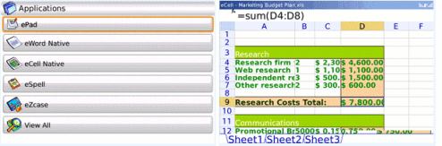 Porównanie pakietów biurowych dla telefonów 5