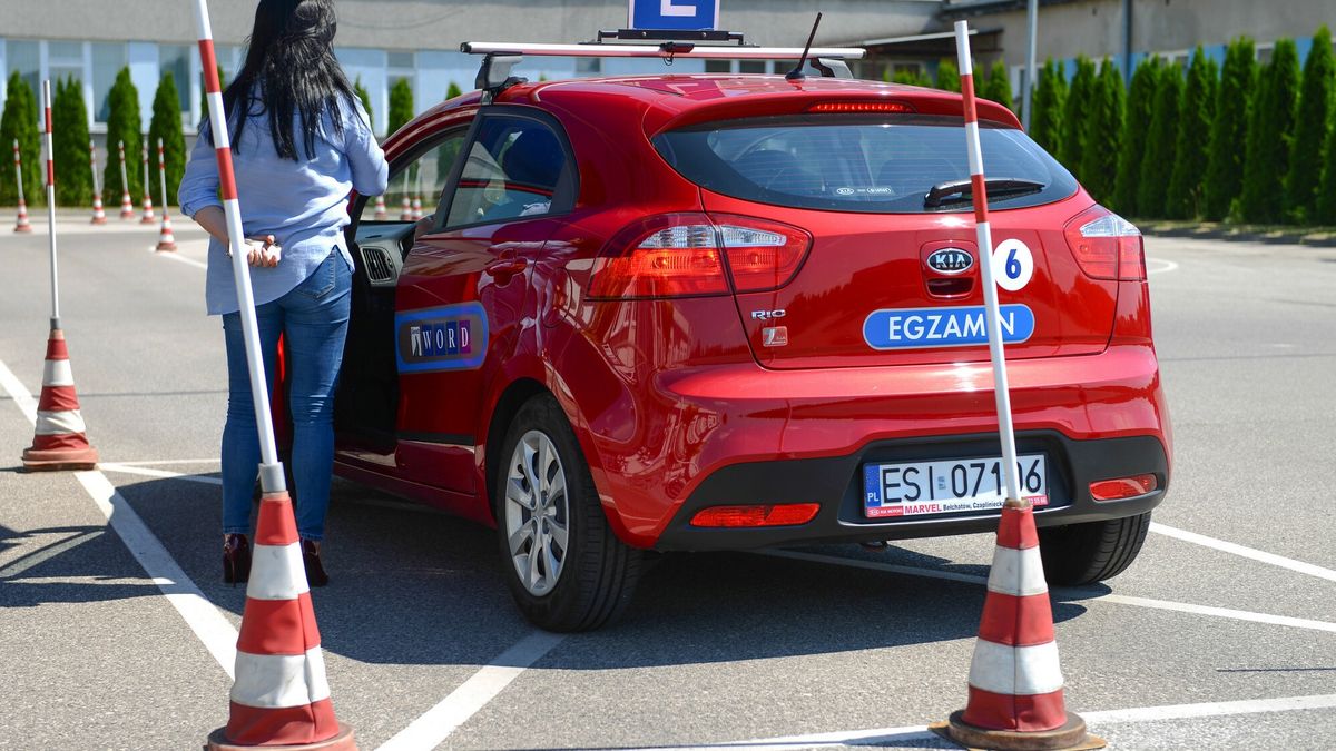 Egzamin praktyczny na prawo jazdy kat.B
Fot. Adam Staskiewicz / East News. Sieradz 21.06.2018. Panstwowy egzamin praktyczny na prawo jazdy kategorii B. Plac manewrowy Wojewodzkiego Osrodka Ruchu Drogowego N/Z samochod do egzaminowania, plac manewrowy, kursant, egzaminator
Adam Staskiewicz