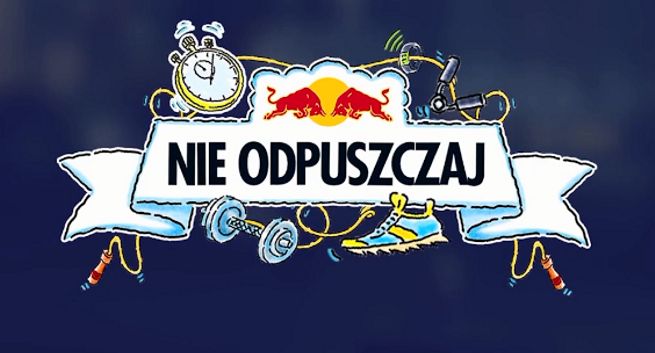 Andrzej Bargiel, Jakub Przygoński, Maciej Janowski i Dawid Godziek w kampanii Red Bulla "Nie odpuszczaj!"