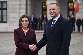 Nawrocki i Sandu w Warszawie. "Polska jest stałym adwokatem Mołdawii"