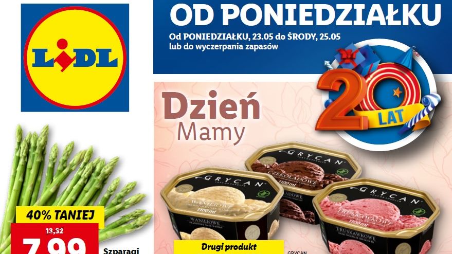 Lidl gazetka od poniedziałku 23 maja [23.05]
