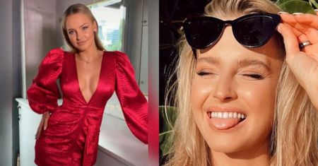 Ślubna stylizacja Karoliny Pisarek zadziałała na fanów jak płachta na byka: "Z GOŁYMI CYCKAMI? PRZESADA!"
