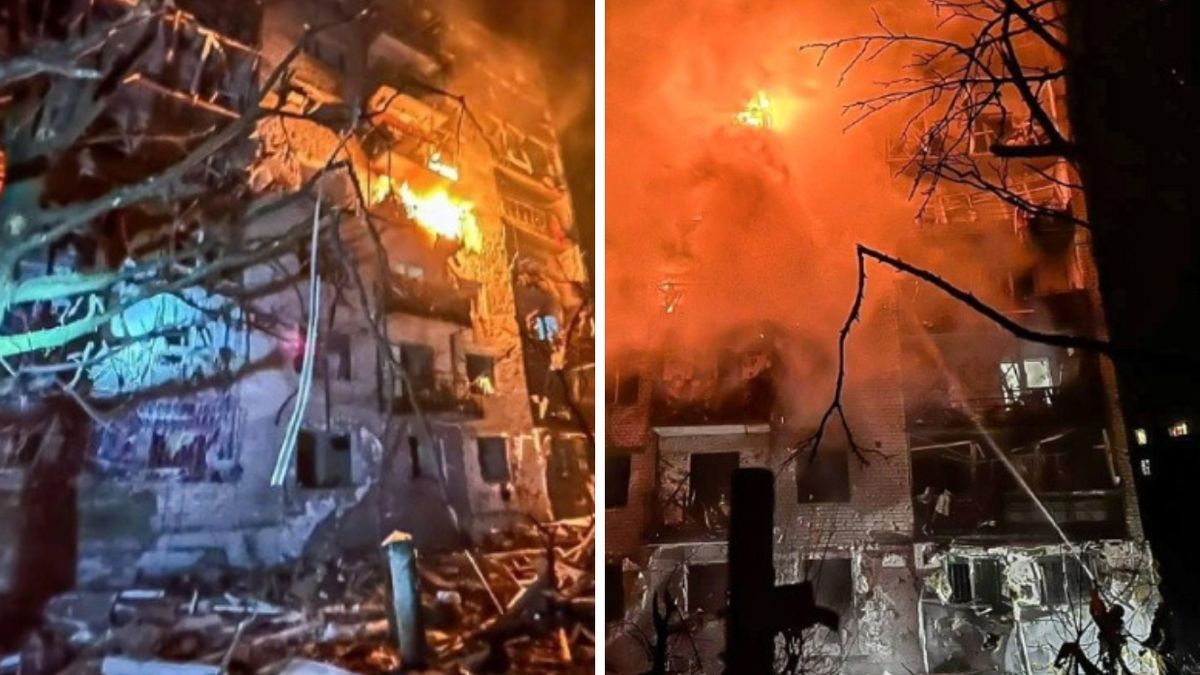 Nocne ataki Rosji na Ukrainę