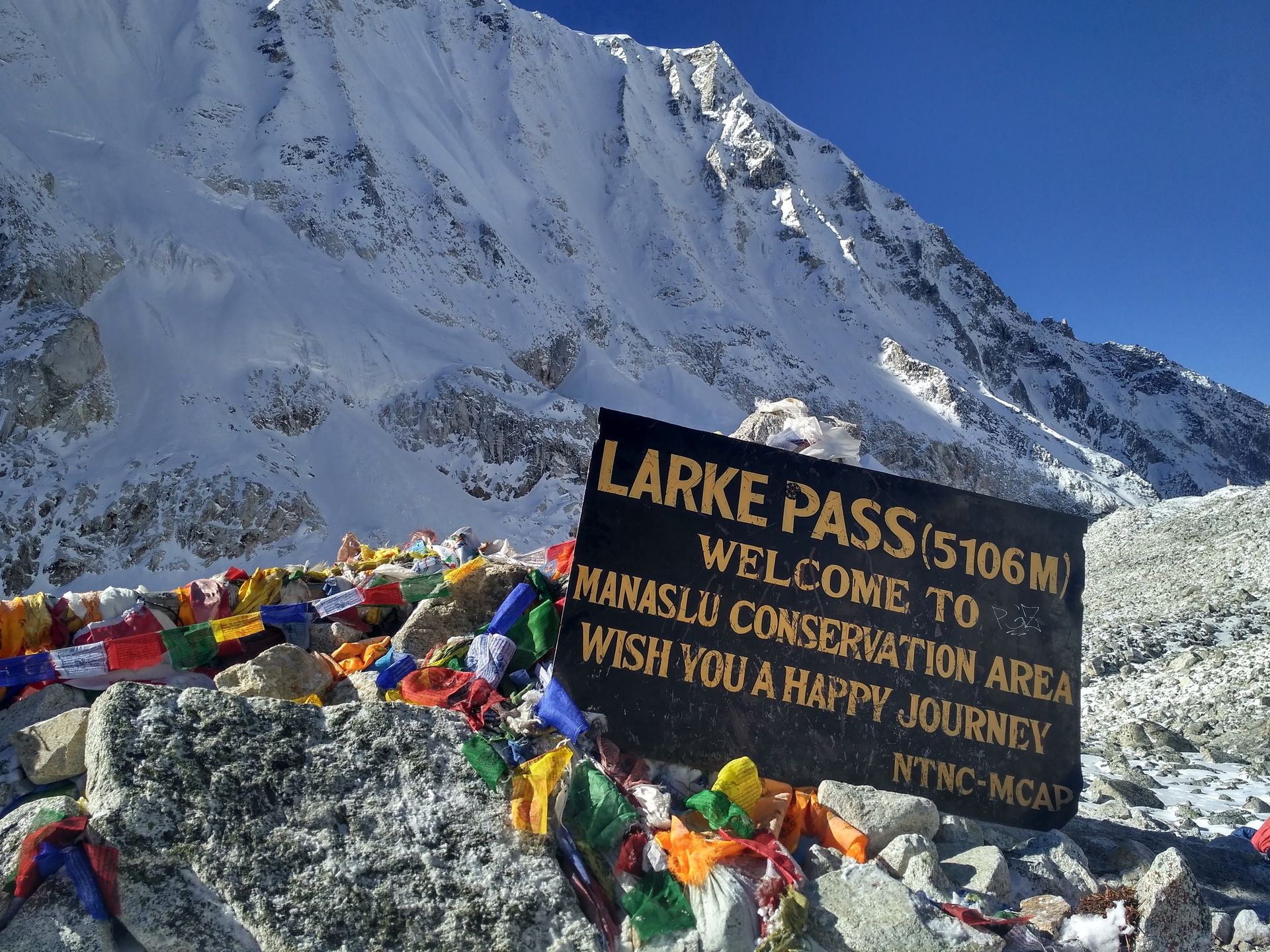Larke Pass w Himalajach