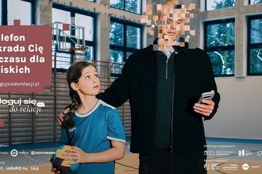 Plakat z kampanii „Zaloguj się do relacji” 