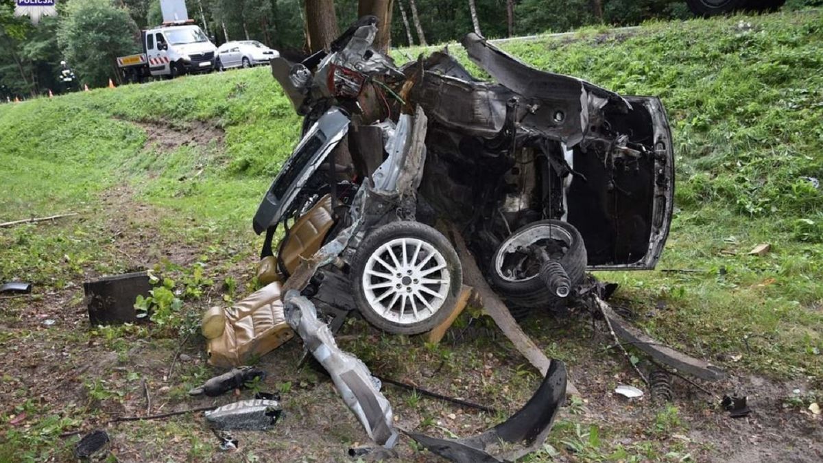 20-latek zginął na miejscu. 