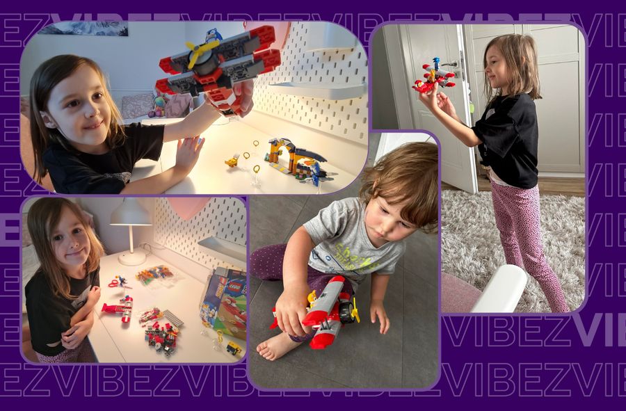 Malwinka wybrała zestaw LEGO - Tails z warsztatem i samolot Tornado