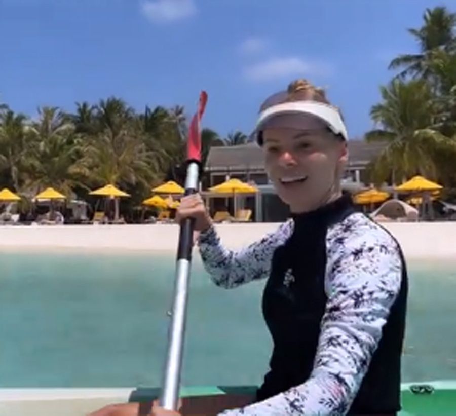 Izabela Janachowska na wakacjach 
