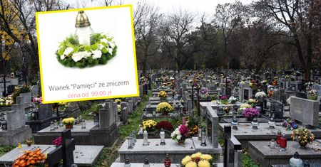 Kurier dostarczy kwiaty na cmentarz. Hit Wszystkich Świętych 2021. "Telefony się urywają"